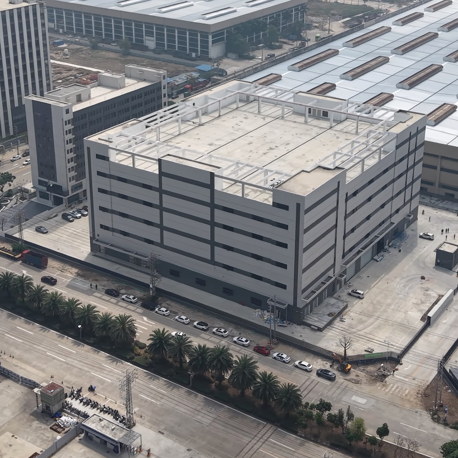 Aerial view of the VIATA LIVING furniture production site